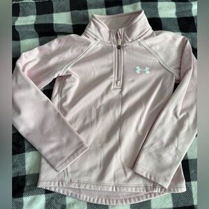 Size 6 pink Under Armour zip up